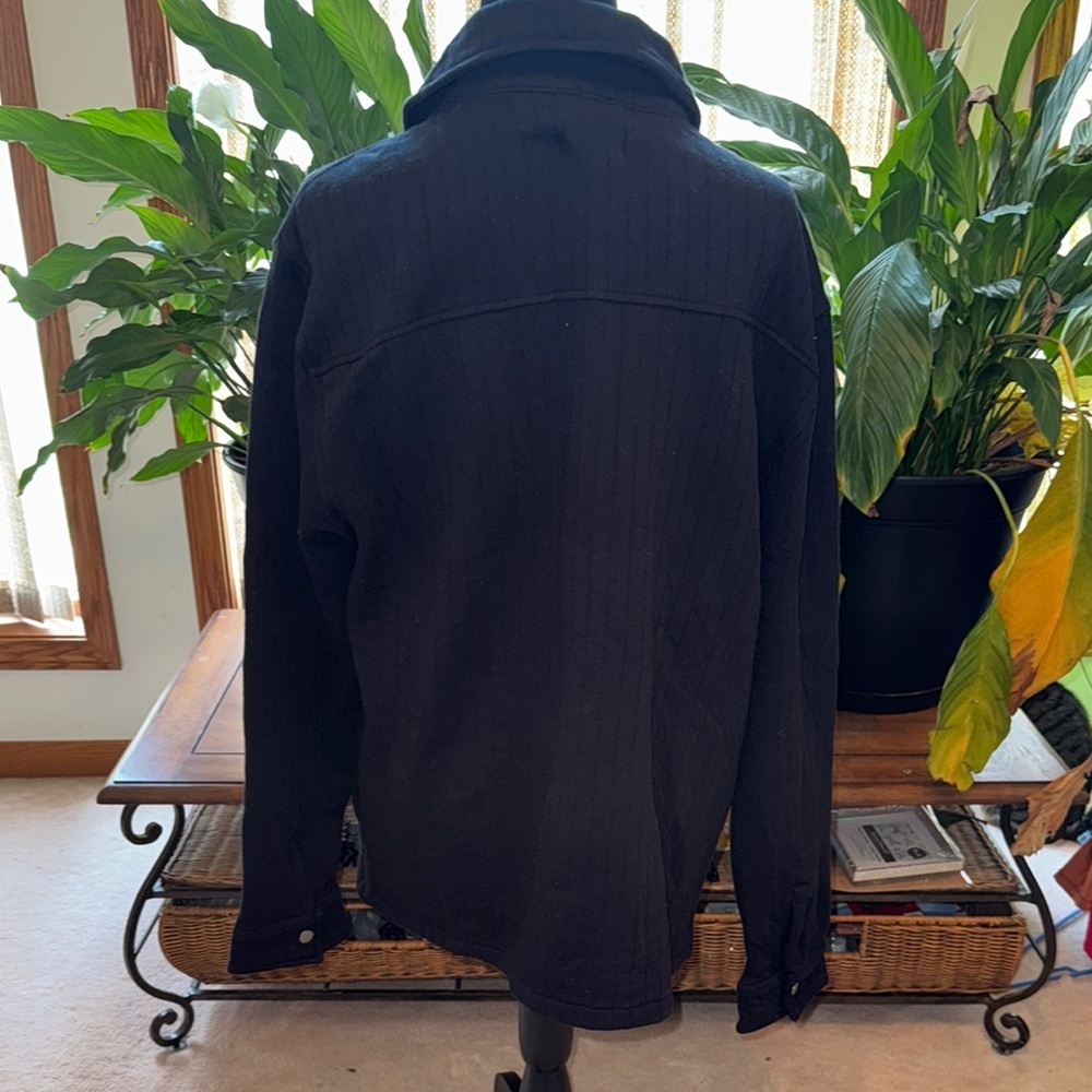 Goodfellow & Co Black Lightweight Shirt Jacket - Picture 3 of 3